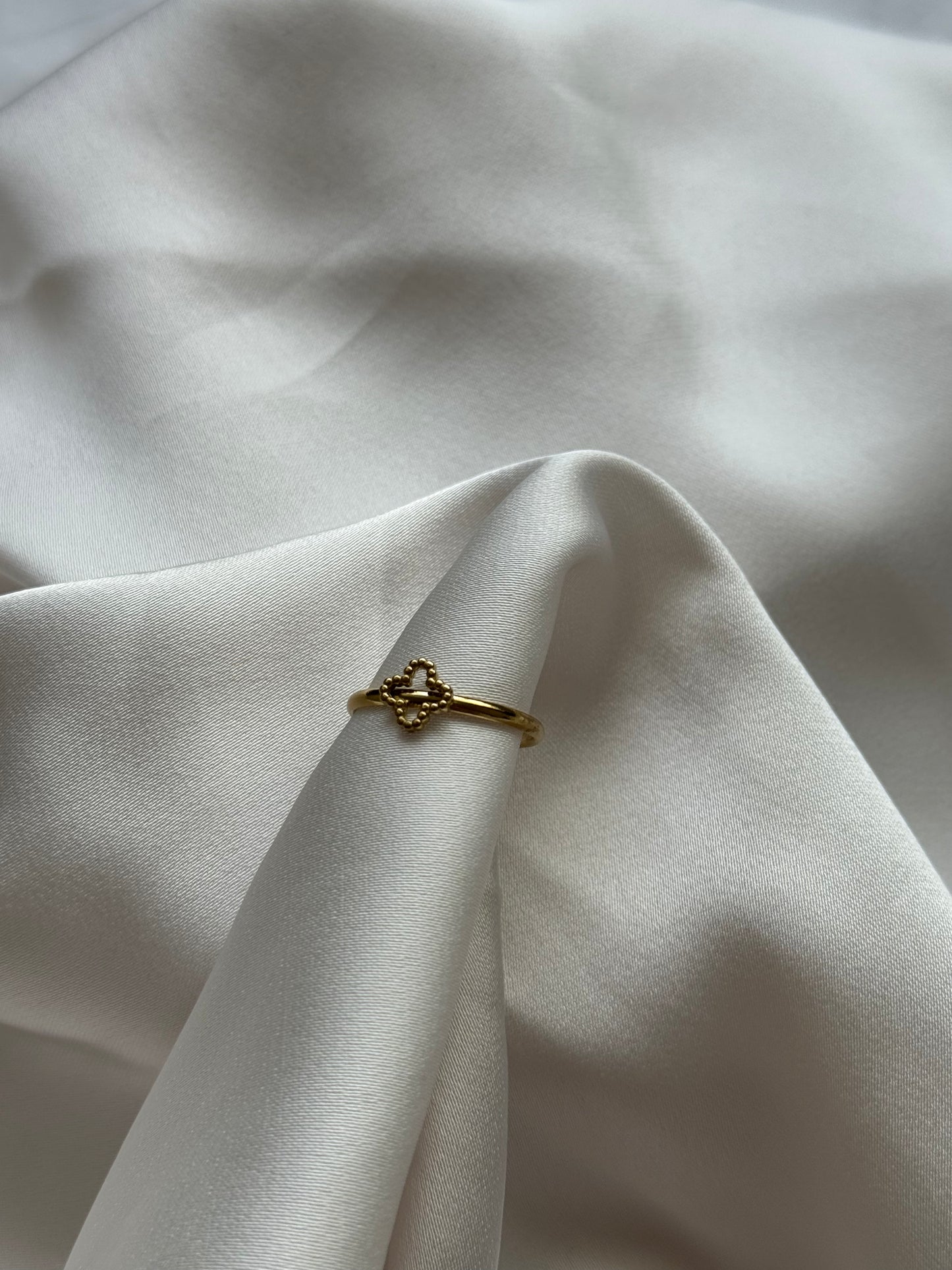 Golden Clover Ring