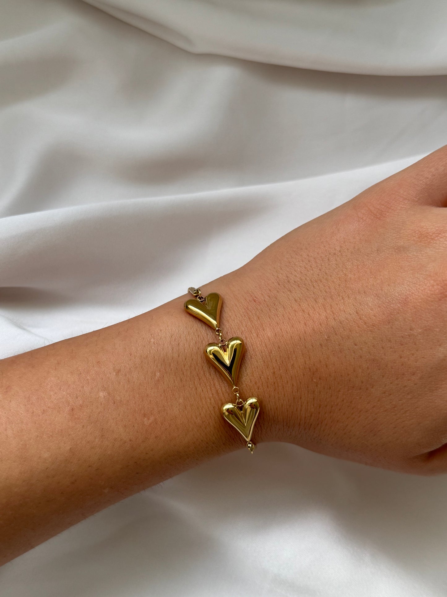 Triple Hearts Bracelet
