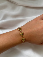Triple Hearts Bracelet