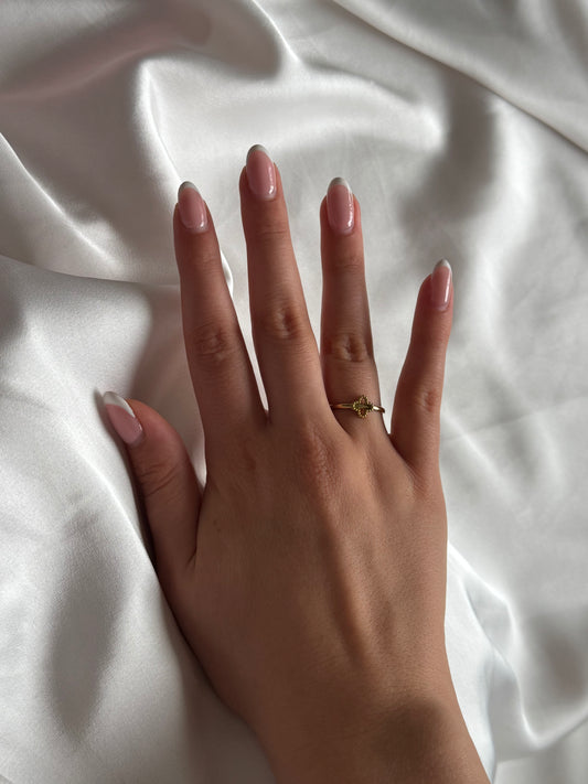 Golden Clover Ring