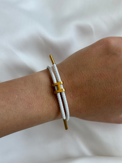 Halo bracelet White