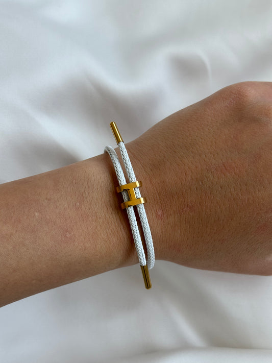 Halo bracelet White