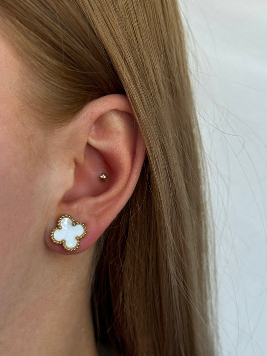 Cloud clover earring